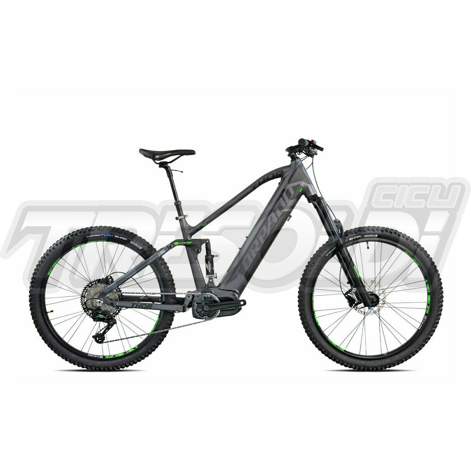 Torpado E-bike Full Thor 990 27,5+" '22 Oli 12v Antracite